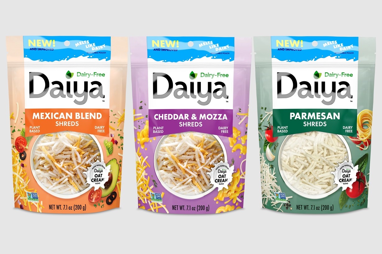 Nuevas reseñas de leche sin queso Daiya y más: 7 sabores.  Ahora la masa madre es una forma antigua de hacer queso usando crema de avena sin gluten.