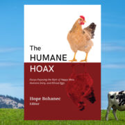 Pastos abiertos, vacas felices.  Escrito por JonathanHLee es un libro de Humane Hoax de Lantern Publishing